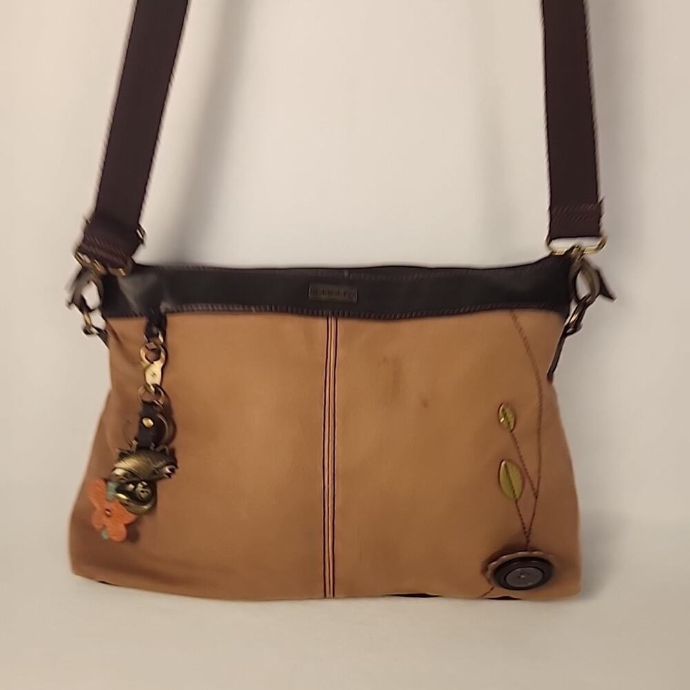 CHALA Crossbody Purse Hobo Handbag Funky Boho Momcore Canvas Fox Charm
